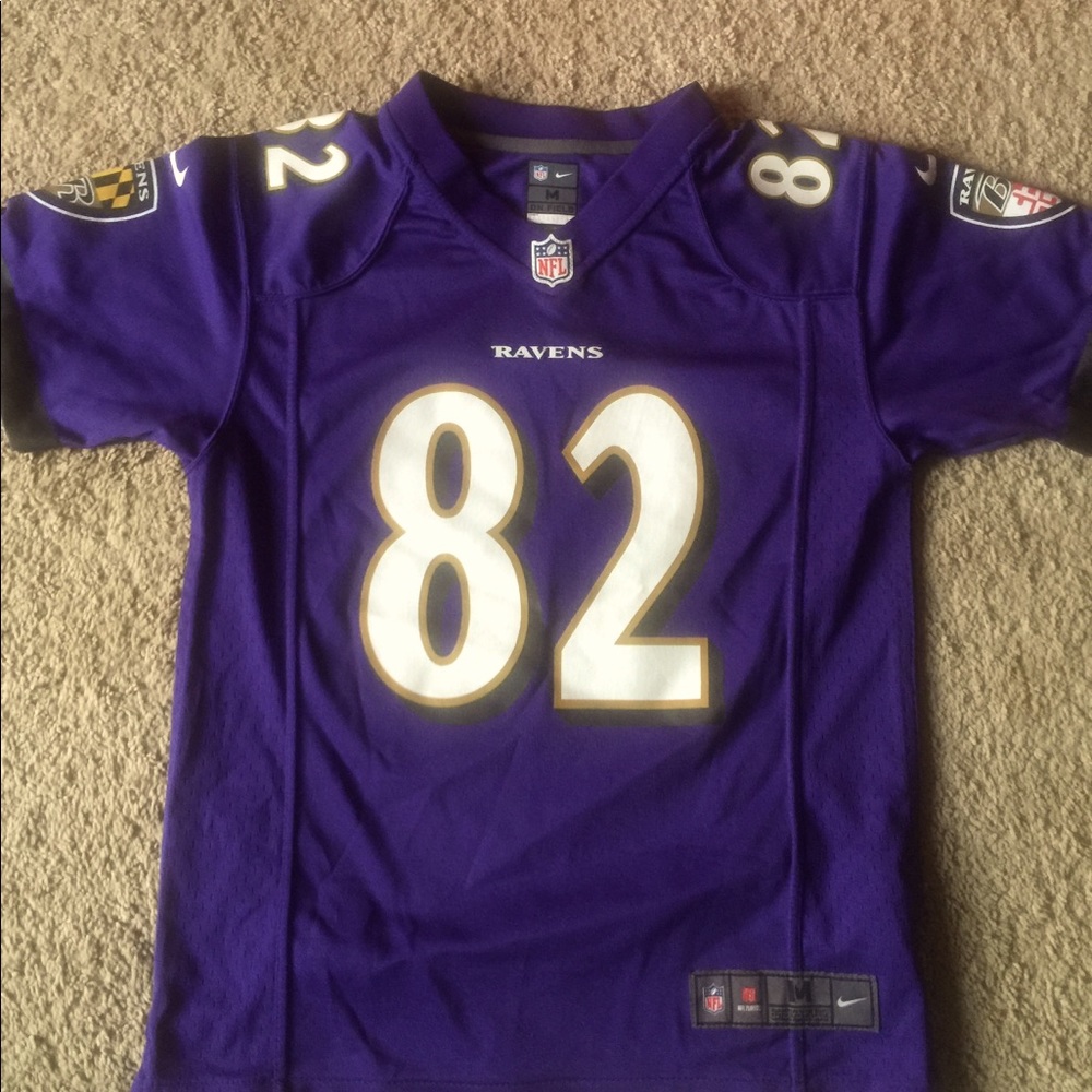 2-YOUTH NFL RAVENS JERSEYS